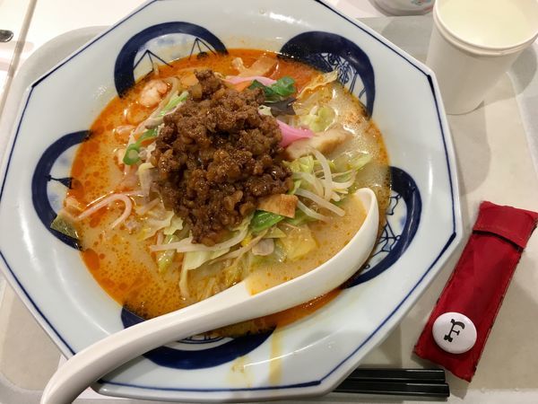 「龍が如く辛ちゃんぽん」@長崎ちゃんぽん リンガーハット イオン茨木店の写真