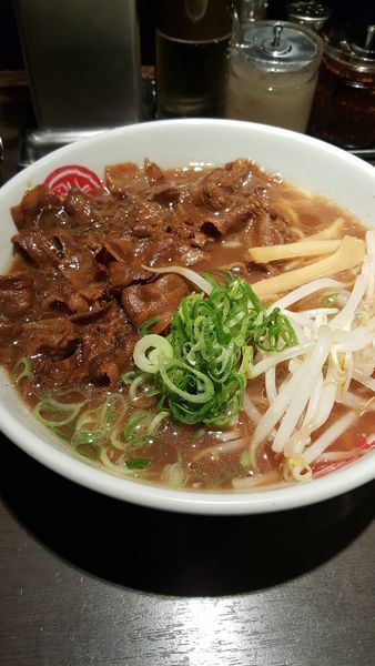 「肉入りそば」@徳島中華そば 徳福 蒲田店の写真