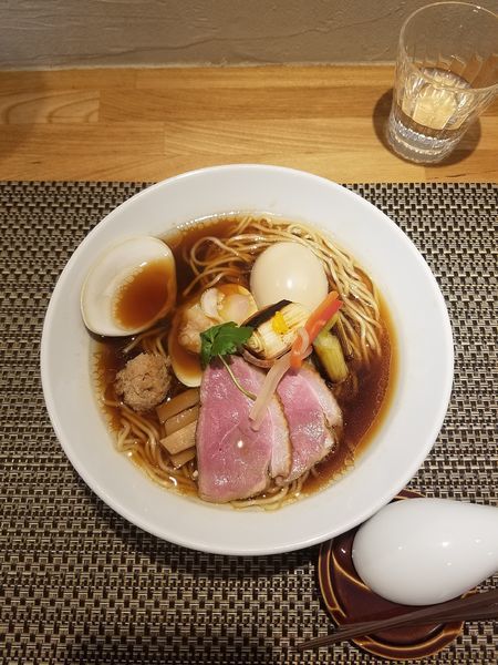 「鴨と蛤のらーめん1300円」@生粋 花のれんの写真