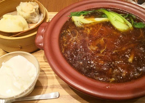「魚翅あんかけ土鍋セット 1780円」@雲龍一包軒 セブンパーク アリオ柏の写真