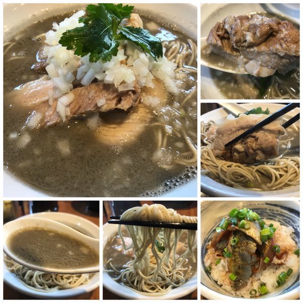 「‎【限定】新プレミアム煮干しそば 800円　いわし丼380円」@寿製麺よしかわ 川越店の写真