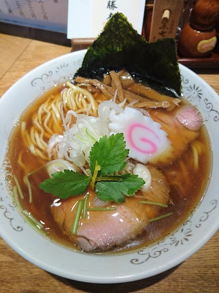 「清湯そば 730円」@つけそば 神田勝本の写真