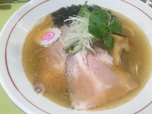 「海老と浅利の塩そば780円」@溝ノ百合の写真