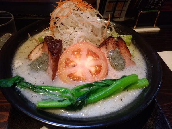 「(期間限定)上越タンメン880円+大盛100円」@宝来軒 本店の写真