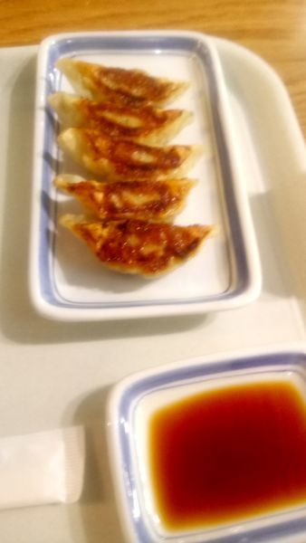 「長崎ちゃんぽん餃子5個ランチの餃子」@リンガーハット 成田国際空港第3旅客ターミナルビル店の写真