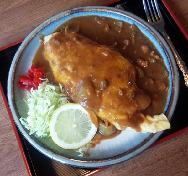 「オムカレー850円」@来夢の写真