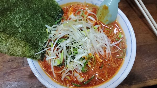 「辛シビらーめん味噌 7辛 3シビ」@横浜家系ラーメン 精一杯の写真