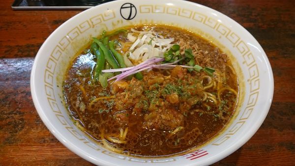 「カレーラーメン（750円）＋ライス（150円）」@麺屋 さすらいの写真