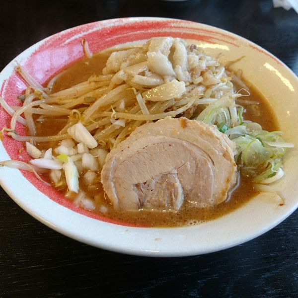 「味噌らーめん800　モヤシ300g　アブラ」@らーめん 藤ひろの写真