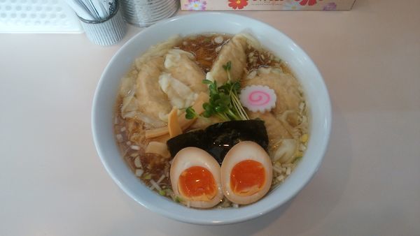 「雲呑麺大盛＋味玉」@麺処 大木の写真