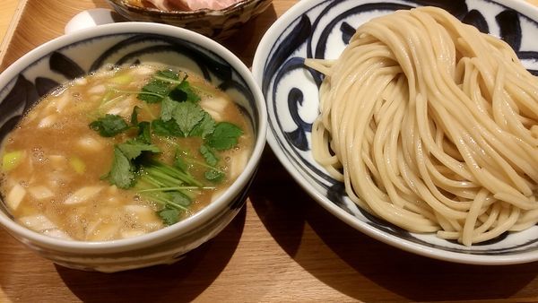 「酒粕濃厚つけそば 1000円 （大盛無料）」@銀座 風見の写真