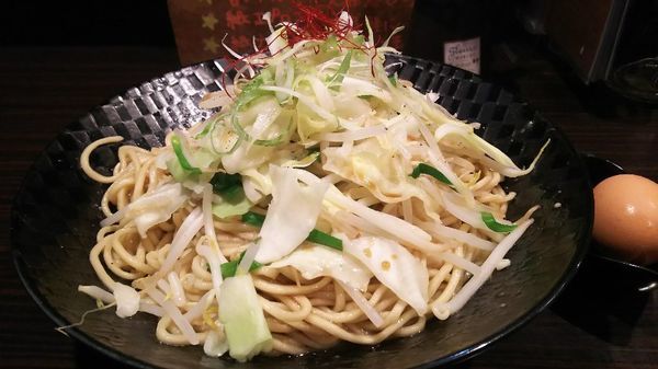 「油そば￥500＋特盛￥100」@麺屋 燦鶴の写真