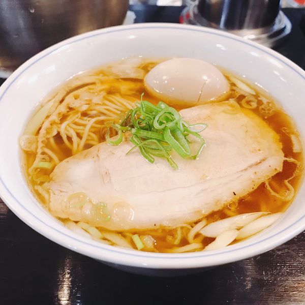 「尼ロック(味玉)」@らぁめん矢 ロックンビリースーパーワンの写真