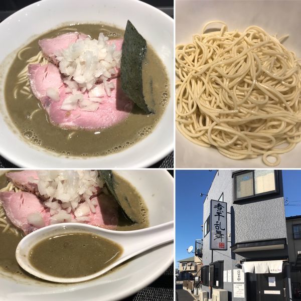 「濃厚鴨煮干そば ＆ 替え玉」@煮干乱舞の写真