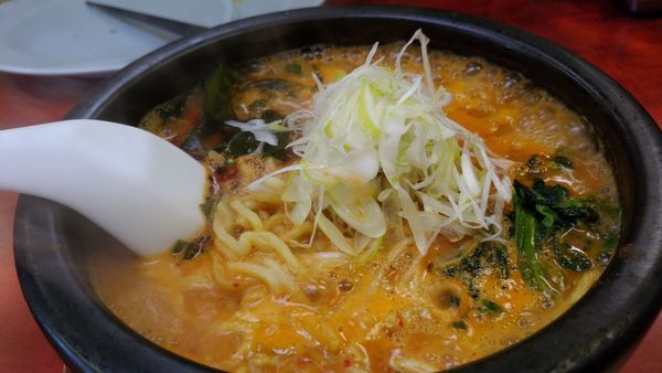 「石焼からみそめん800円中辛」@らーめん ドラごんちの写真