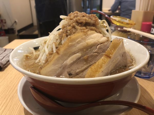 「ブタメン＋ブタマシ」@ラーメンブタヒロの写真