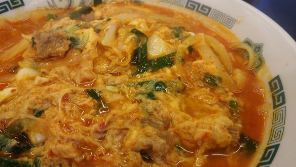 「チゲ味噌ラーメン　大盛」@日高屋 駒込東口店の写真