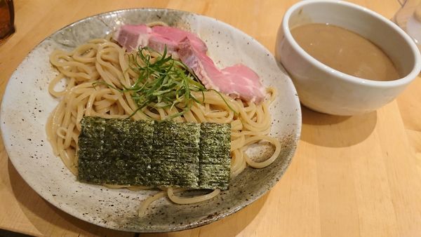 「魚介醤油つけ麺冷や盛」@ラーメン つけ麺 竹麺亭の写真