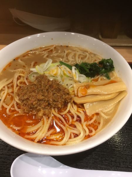 「担々麺中盛」@舎鈴 北朝霞駅前店の写真