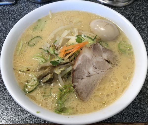 「白味噌らーめん+味玉(¥750+¥100)」@零一壱の写真