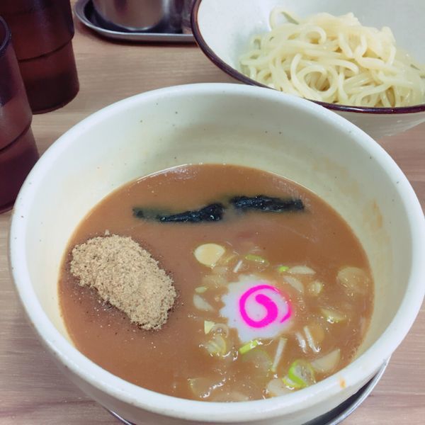 「濃厚つけ麺780円 麺少なめ」@健勝軒の写真