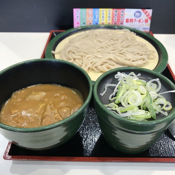 「カレーつけそば（￥320）※」@ゆで太郎 関内本町通り店の写真