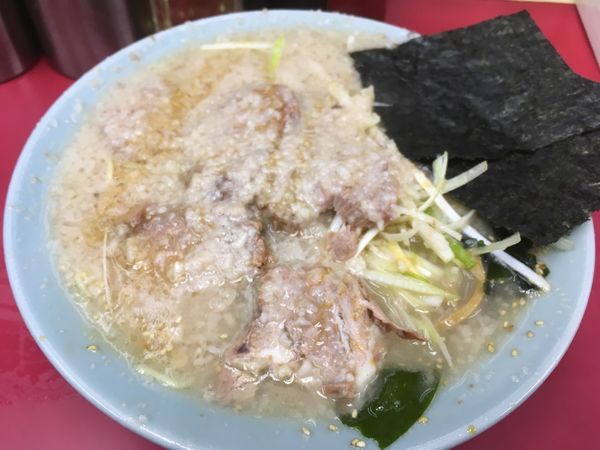 「ネギチャーシュー（塩 脂多め麺固め）」@ラーメンショップ 牛久結束店の写真