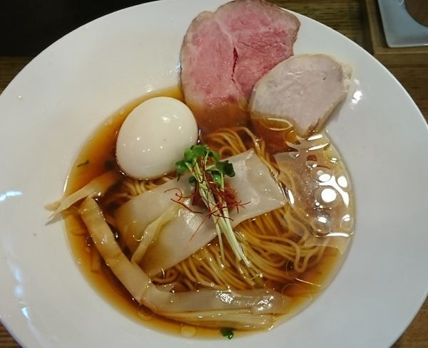 「【限定】七草の清湯 ￥1100」@麺庵 小島流の写真