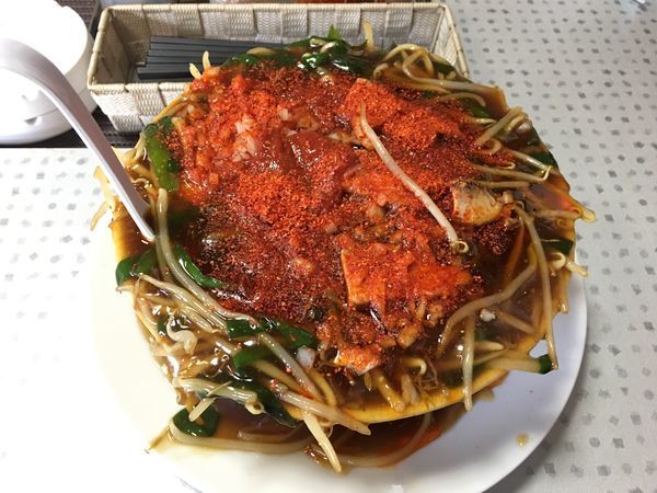 「辛とろみたんめん」@俺のラーメン 蔵波台店の写真