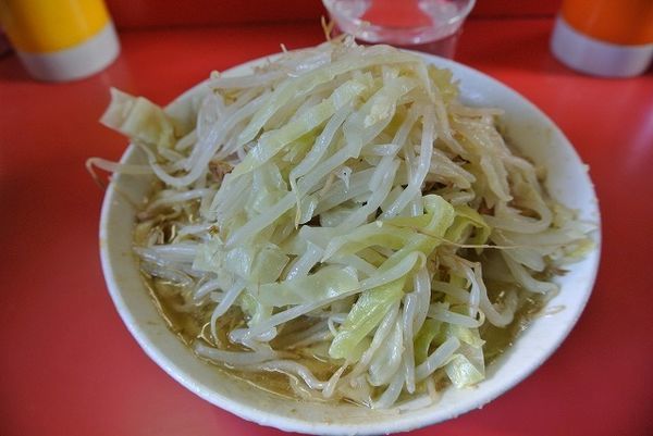 「ラーメン600円　ニンニク」@ラーメン二郎 三田本店の写真
