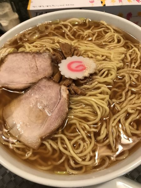 「中華そば 大盛 温泉玉子 ネギ」@赤坂味一 亀戸店の写真