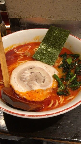 「赤百歩ラーメン」@百歩ラーメン 北浦和店の写真