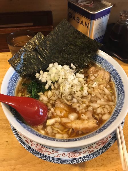 「支那そば+刻みタマネギ  730+50」@パワー軒の写真