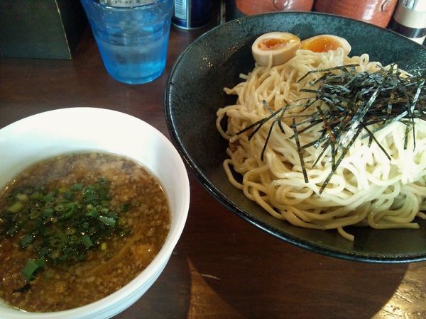 「味玉七菜矢つけめん（830円）+倍盛（無料）」@つけ麺 七菜矢の写真