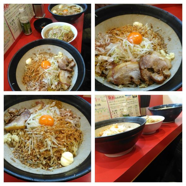 「まぜそば大８００ｇ＋カレー＋マヨネーズ」@麺屋 桐龍の写真