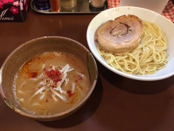 「海老つけ麺(みそ)  1/8限定」@ラーメン ひかりの写真