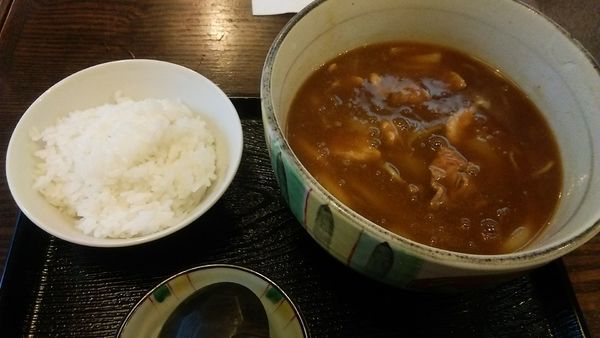 「カレー南蛮（豚）850円」@池袋 十割蕎麦 鴨料理 ならやの写真