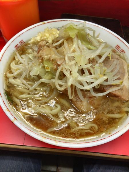 「92 大ラーメン¥650 ニンニク アブラ カラメ」@ラーメン二郎 三田本店の写真