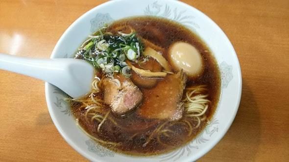 「醤油ラーメン650円、味玉100円」@尾道ラーメン 正ちゃんの写真