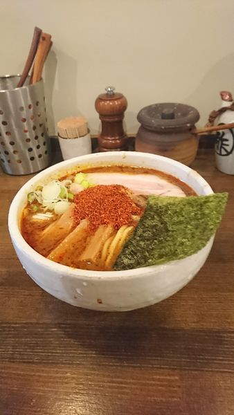 「辛辛魚ら～めん」@麺処 井の庄の写真