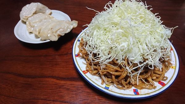 「【テイクアウト】焼メン(大)＋餃子」@大正麺業の写真