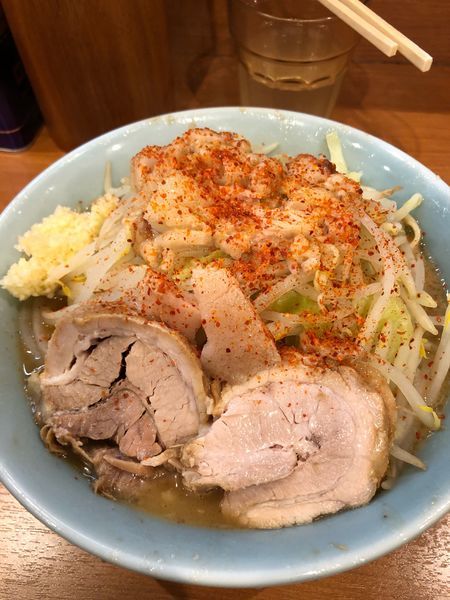 「小ラーメンアブラ少なめニンニクあぶらカラメ」@ラーメンBoo Boo太郎。の写真