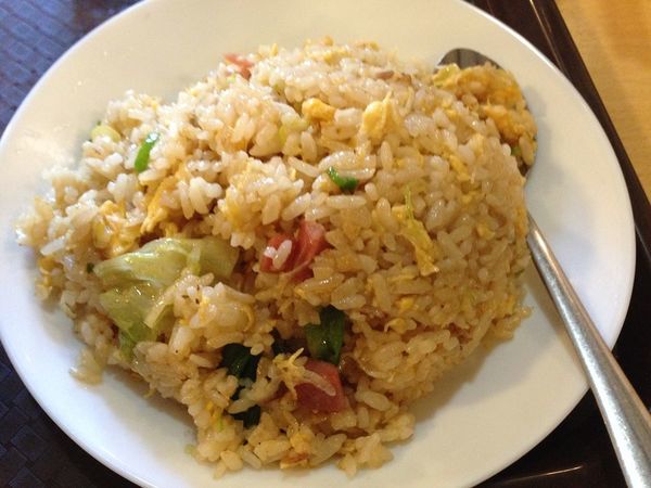 「ラーメンセット(+半チャーハン+デザート)」@本格中華 元気楼飯店の写真