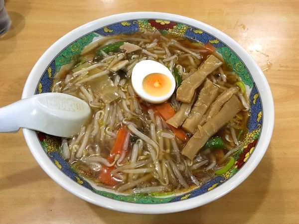 「もやし旨煮麺（日替りメニュー）」@楽喜亭の写真