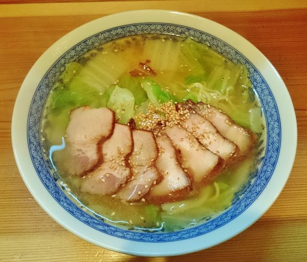 「塩チャーシュー麺  1050円」@麺酒盗ざい八の写真