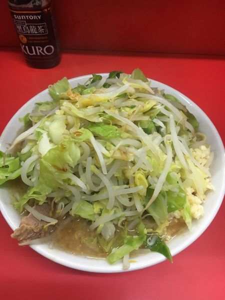 「小ラーメン ヤサイちょいマシ ➕ニンニク➕カラメ」@ラーメン二郎 松戸駅前店の写真