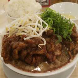 肉汁麺レベル3ライス特盛