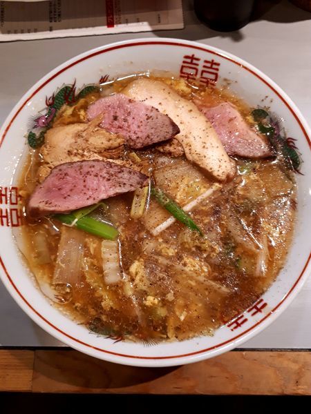 「限定　合鴨と下仁田葱の中華蕎麦　850円」@中華蕎麦 瑞山（ZUIZAN）の写真