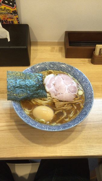 「煮玉子そば」@中華そば専門 とんちぼの写真