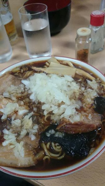 「チャーシューメン 薬味ダブル」@梅乃家の写真